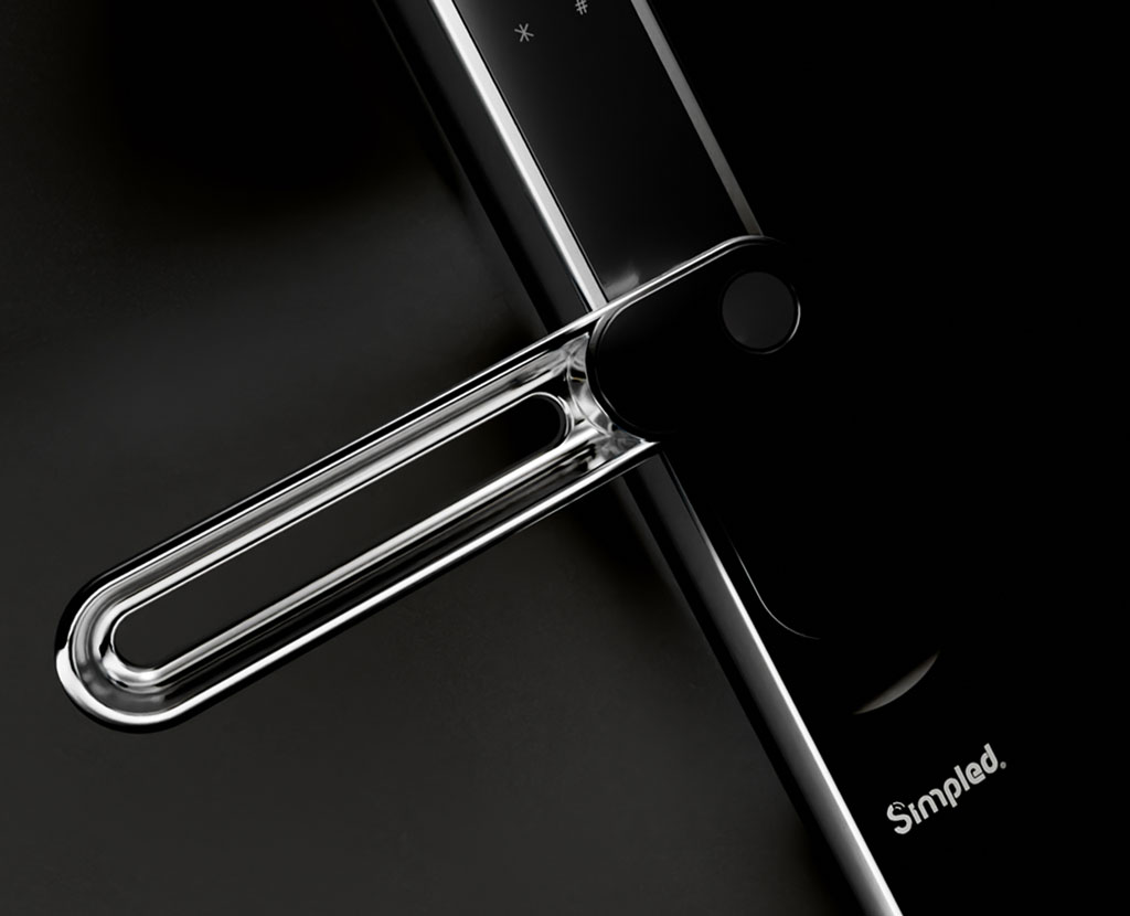 SS Slim Series Smart Lock - Silver, with Wi-Fi - Gallery