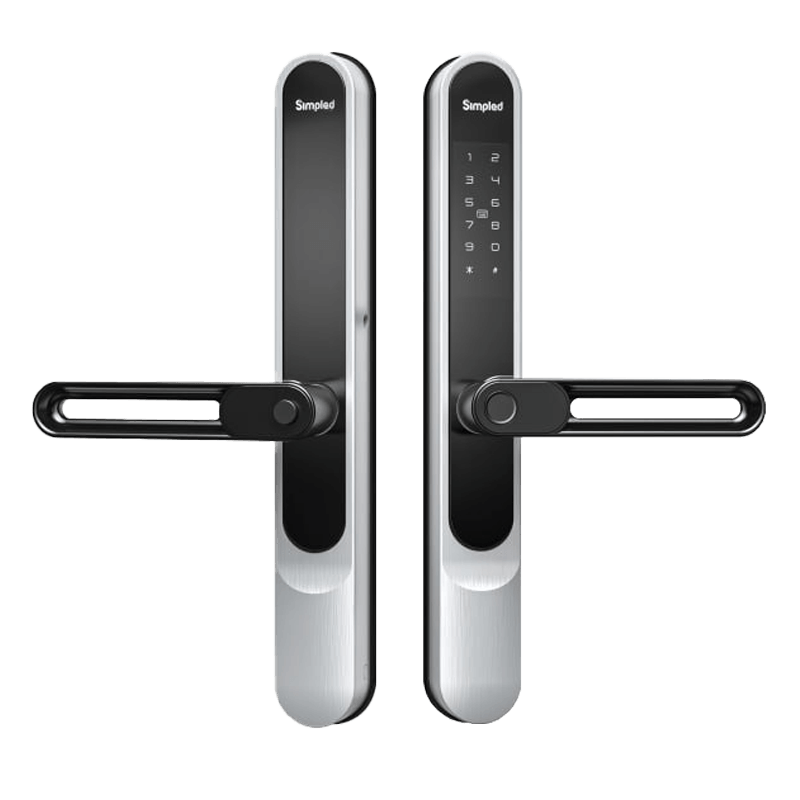 SS Slim Series Smart Lock - Silver, with Wi-Fi